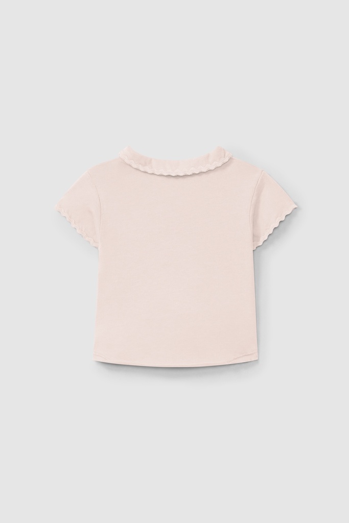 5S104 POLO W/  ROUND COLLAR