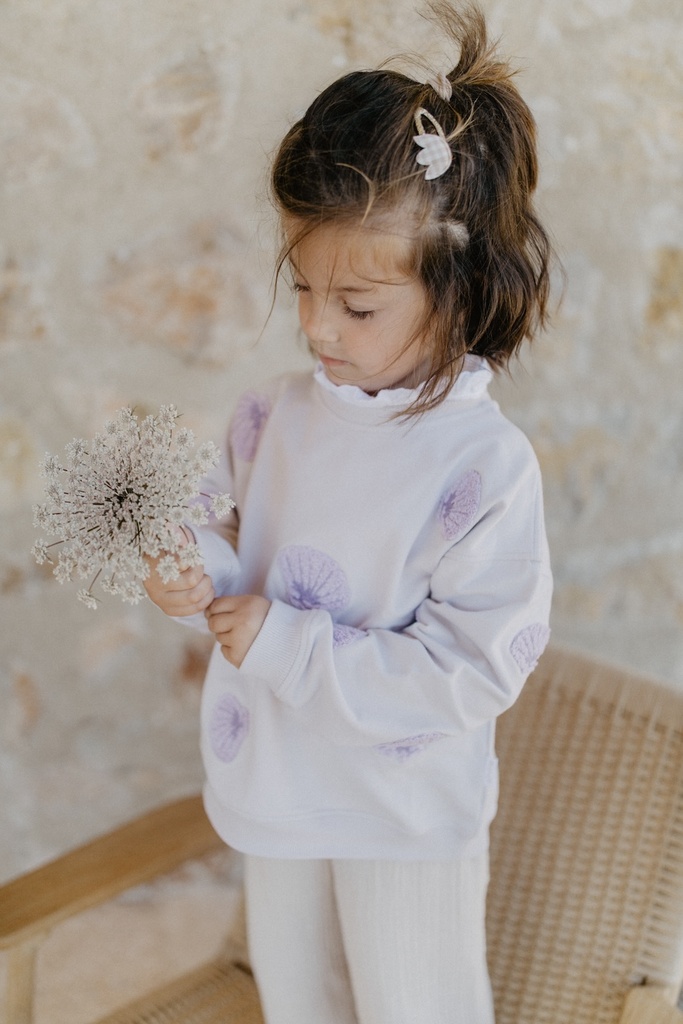 Oversized Sweatshirt mit Muschel Applikationen FS25