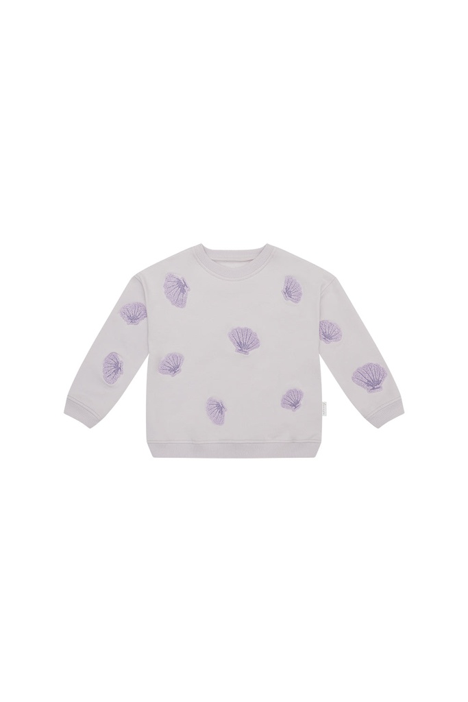 Oversized Sweatshirt mit Muschel Applikationen FS25