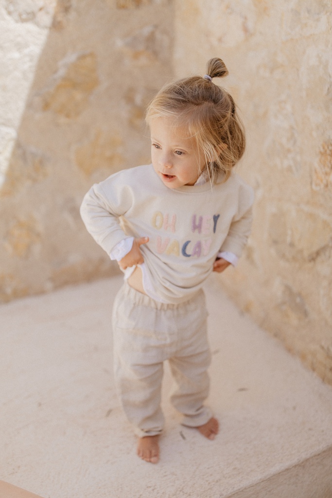 Unisex Leinenhose 'sand' FS25