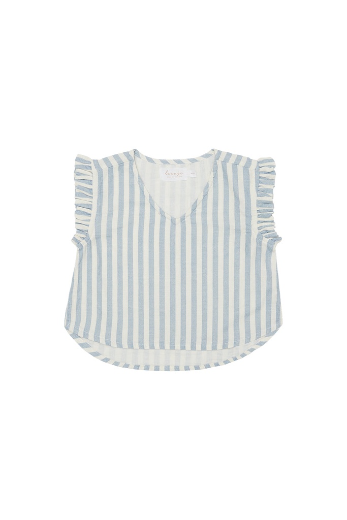 Gestreiftes Leinentop 'blue stripes' FS25