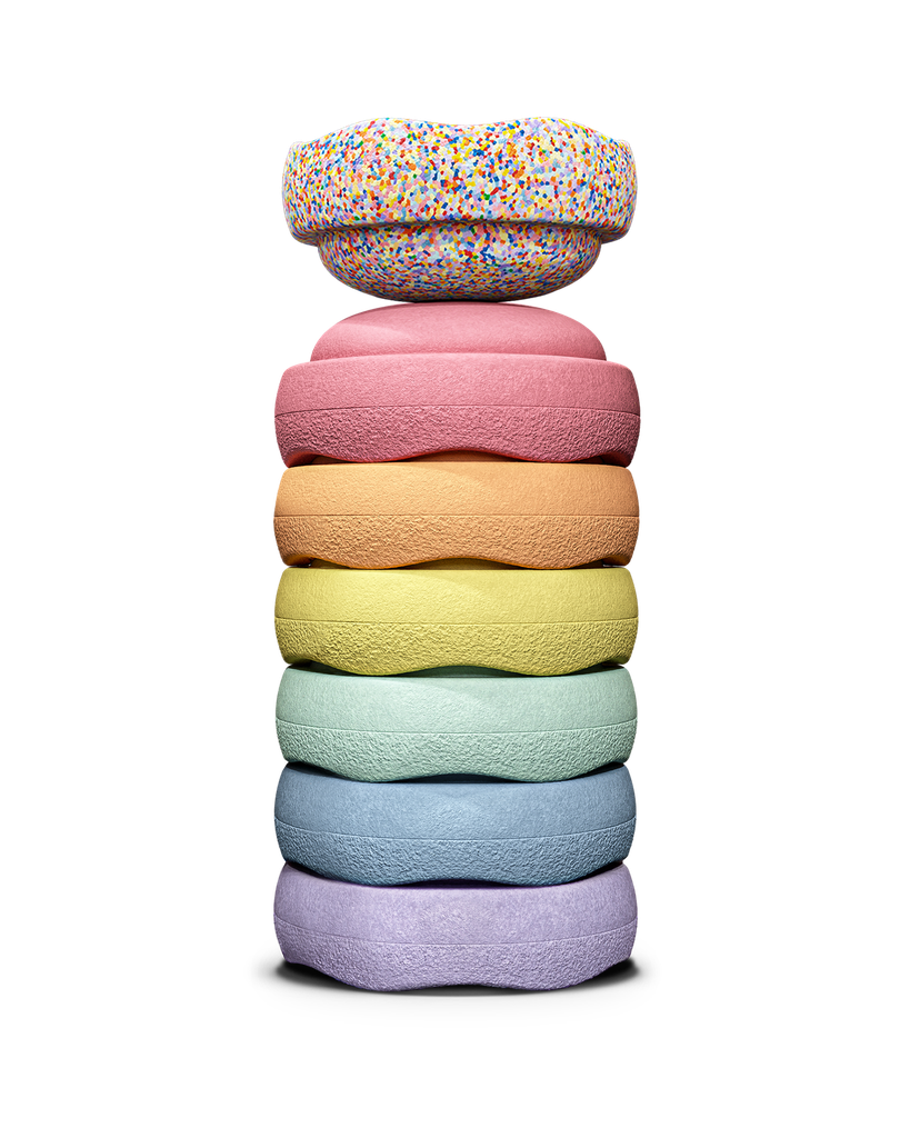 Stapelstein Special Original MINI rainbow pastel